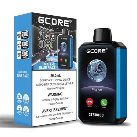 ALL FLAVOURS - GCORE GT 50K PHONE DISPOSABLE VAPE