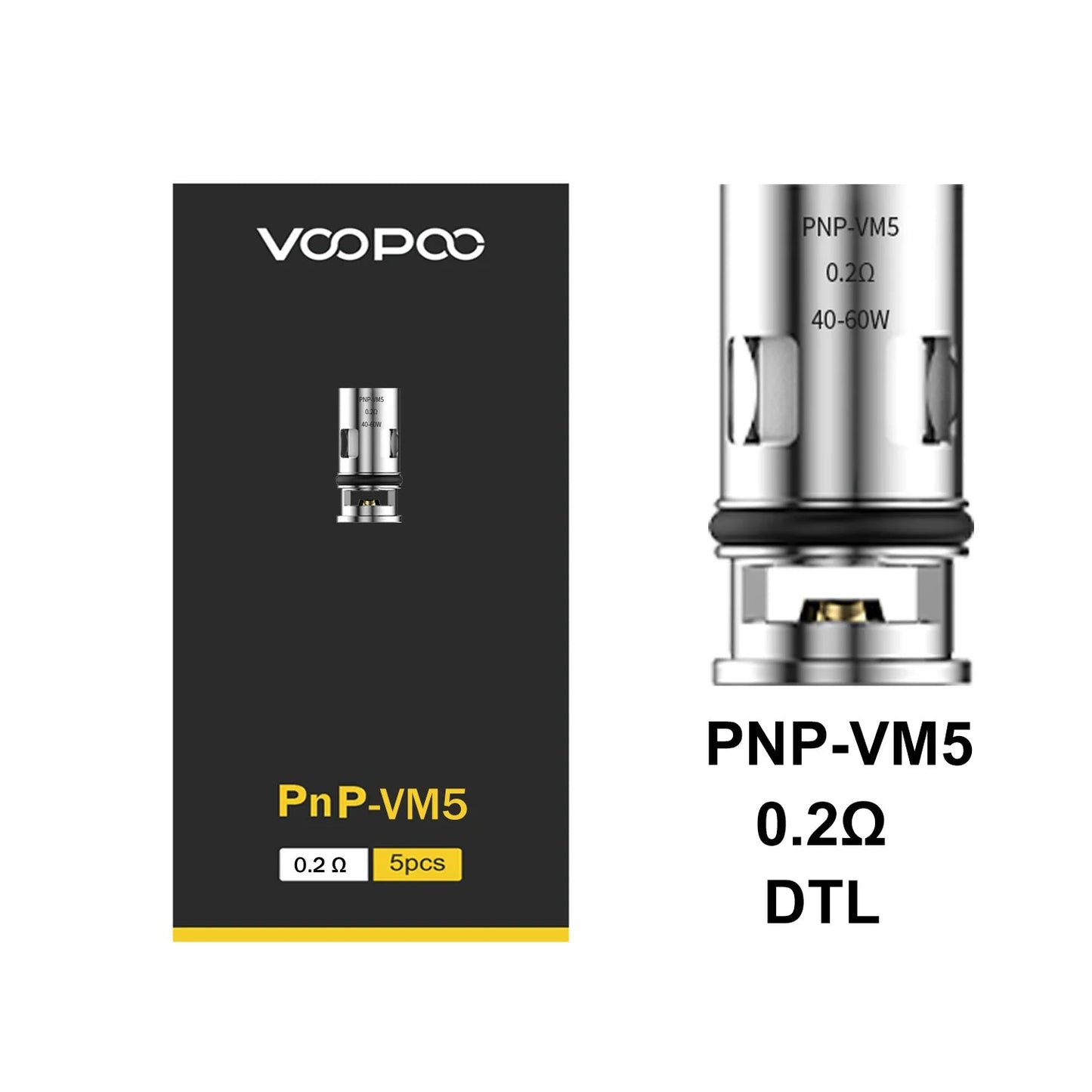VOOPOO PNP REPLACEMENT COIL (5 PACK)