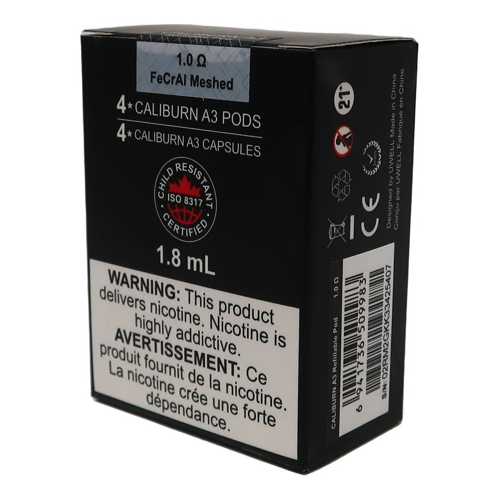 ALL OHM’S - CALIBURN A3 REPLACEMENT PODS 4 PACK
