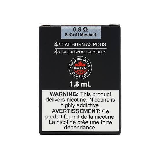 ALL OHM’S - CALIBURN A3 REPLACEMENT PODS 4 PACK