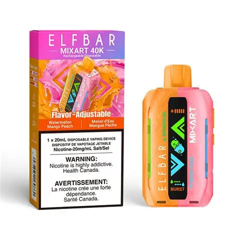 ALL FLAVOURS - ELFBAR MIXART DUAL FLAVOUR DISPOSABLE DEVICE