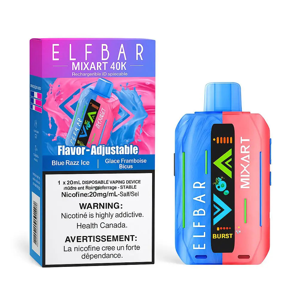 ALL FLAVOURS - ELFBAR MIXART DUAL FLAVOUR DISPOSABLE DEVICE