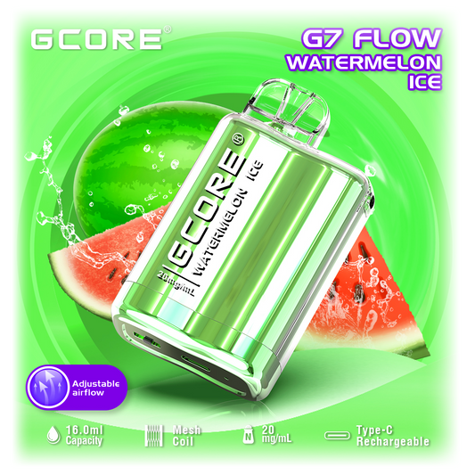 G Core G 7 Flow 7500 Puffs - Watermelon Ice