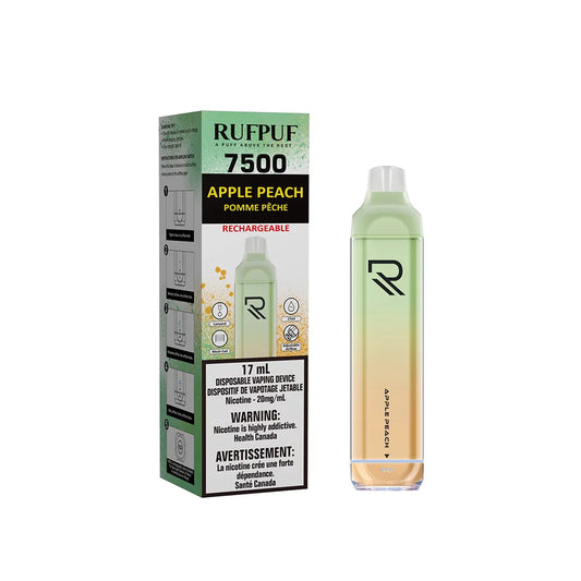 Ruf Puf 7500 Puffs - Apple Peach