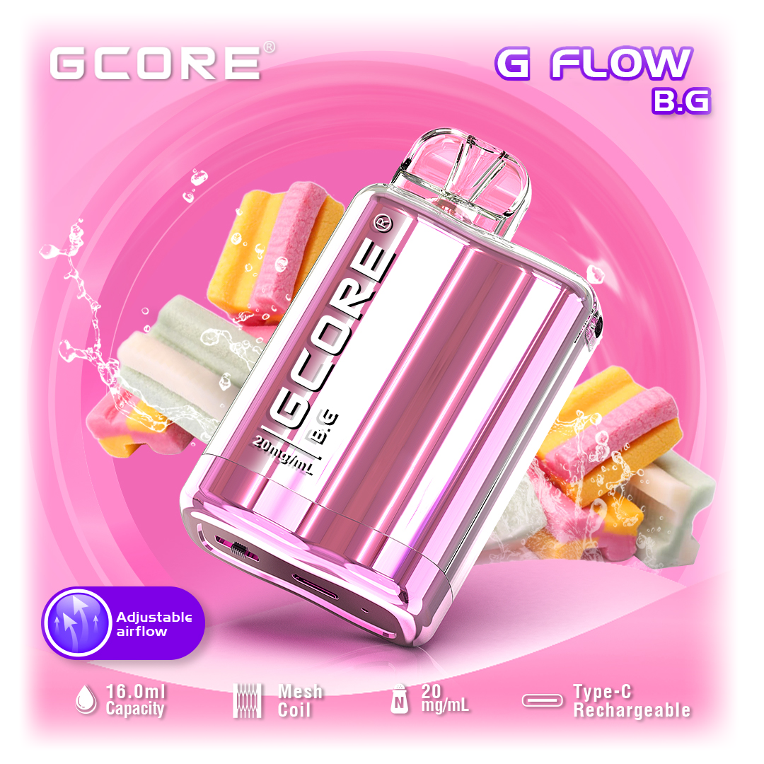 G Core G 7 Flow 7500 Puffs - Bubble Gum