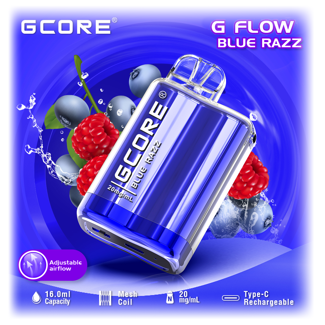 G Core G 7 Flow 7500 Puffs - Blue Razz