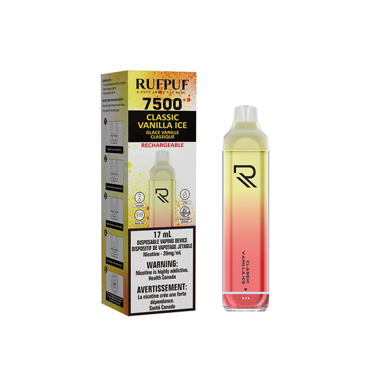 Ruf Puf 7500 Puffs - Classic Vanilla Ice