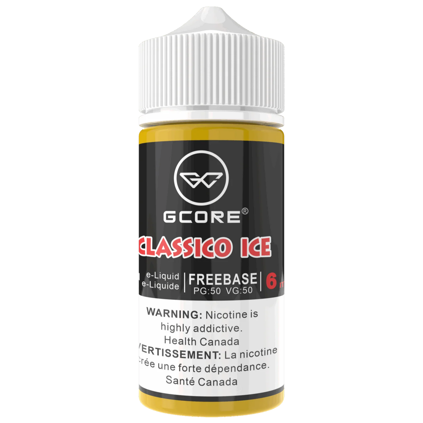 6MG 100mL GCORE ELIQUIDS (FREEBASE) - ALL FLAVOURS
