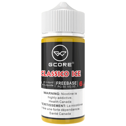 6MG 100mL GCORE ELIQUIDS (FREEBASE) - ALL FLAVOURS