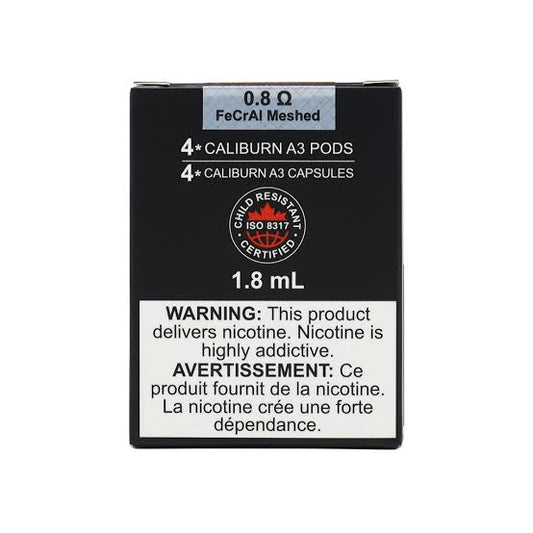 ALL OHM’S - CALIBURN A3 REPLACEMENT PODS 4 PACK