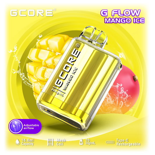 G Core G 7 Flow 7500 Puffs - Mango Ice