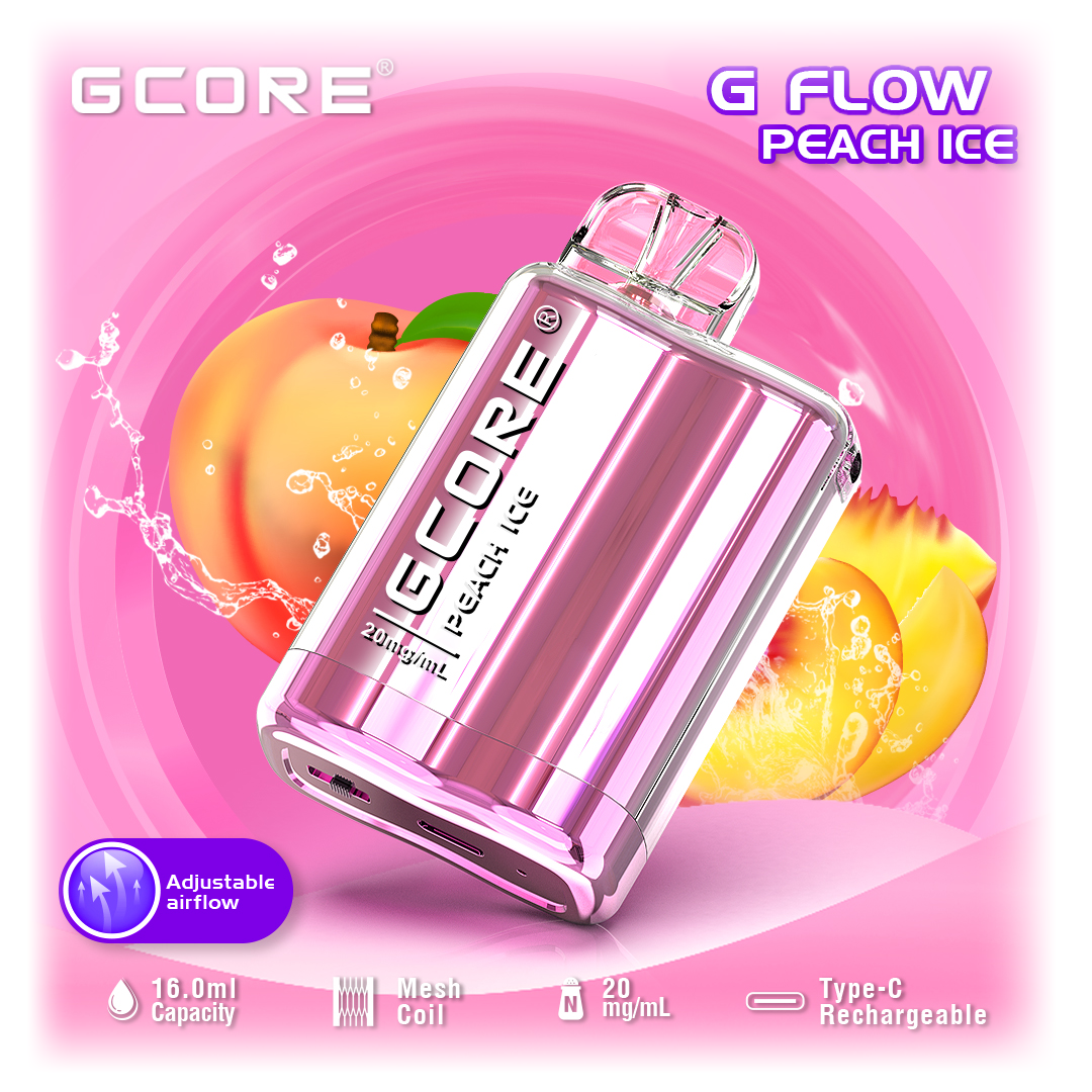 G Core G 7 Flow 7500 Puffs - Peach ice