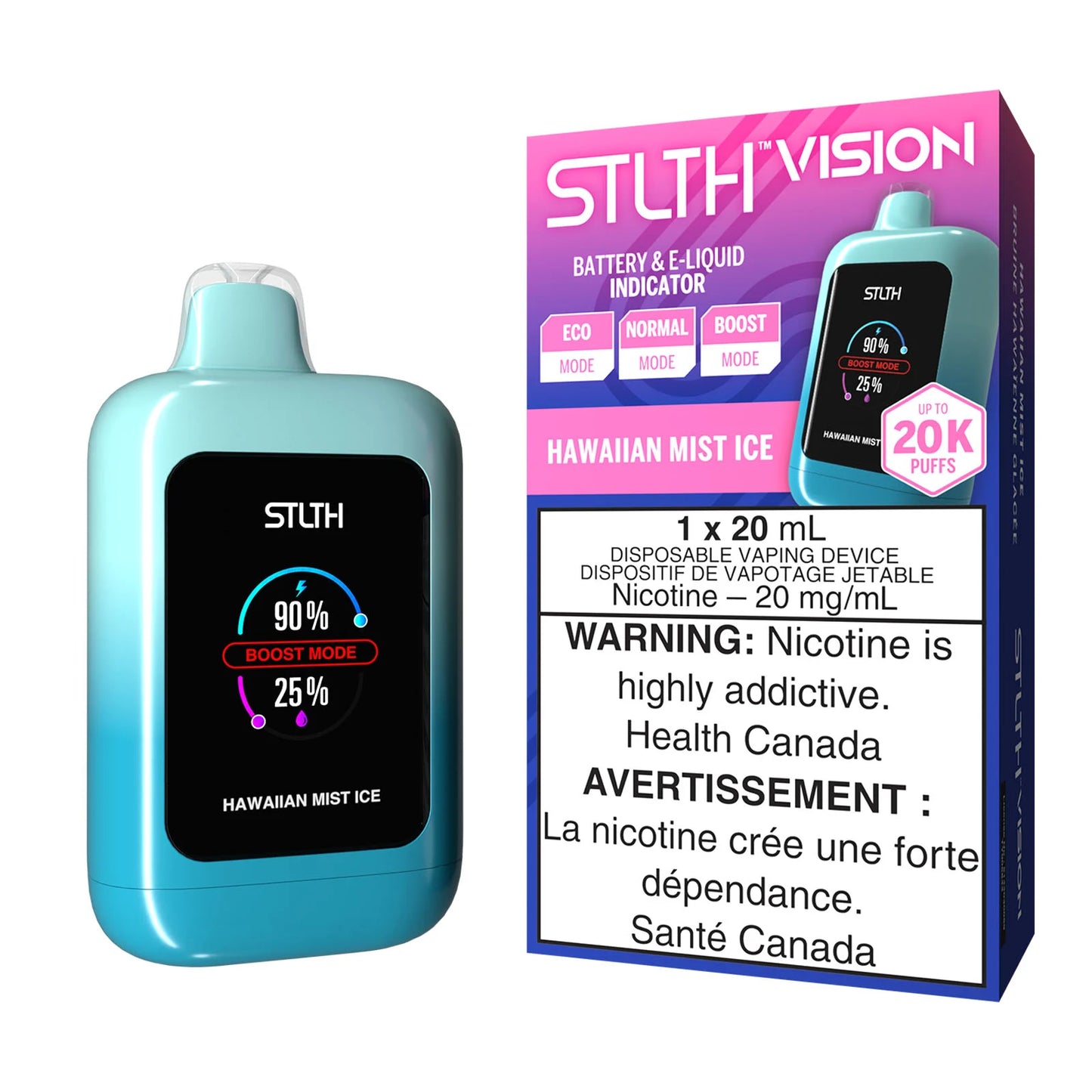 ALL FLAVOURS - STLTH Vision 20K Puff Disposable