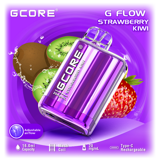 G Core G 7 Flow 7500 Puff - Strawberry Kiwi