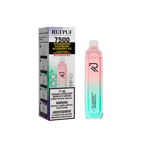 Ruf Puff 7500 Puffs - Strawberry Raspberry Blueberry Ice