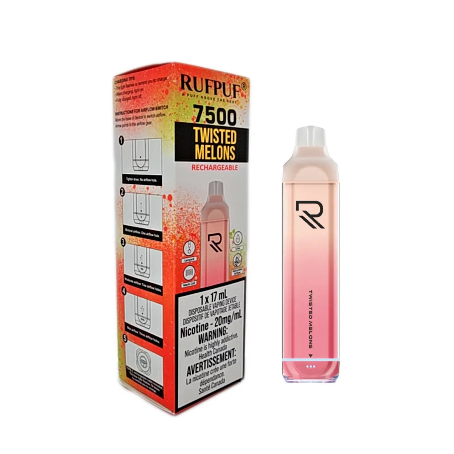 Ruf Puf 7500 Puffs - Twisted Melons