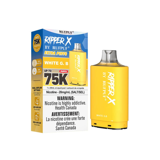 ALL FLAVOURS - RIPPER X 75K Puff Pods By RUFPUF