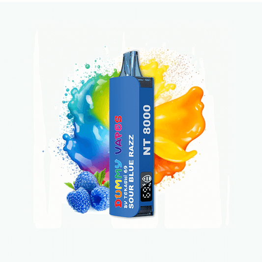 Tekashi 69 Dummy Vapes - Sour Blue Razz 8000 PUFFS