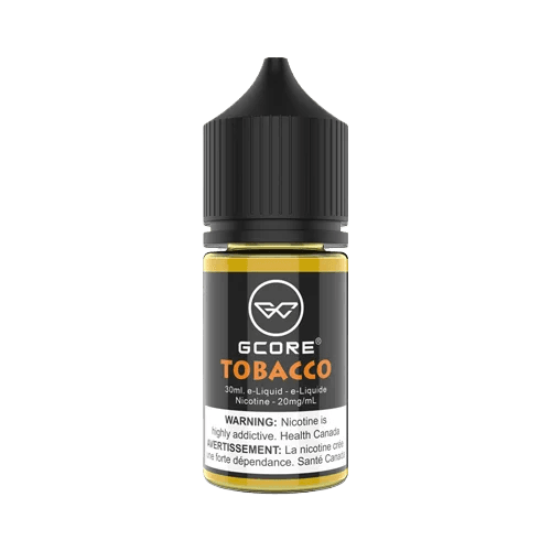 30mL GCORE ELIQUIDS (SALT)- ALL FLAVOURS