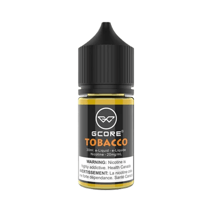 30mL GCORE ELIQUIDS (SALT)- ALL FLAVOURS