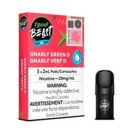 Flavour Beast Stlth Pods -  Gnarly Green D