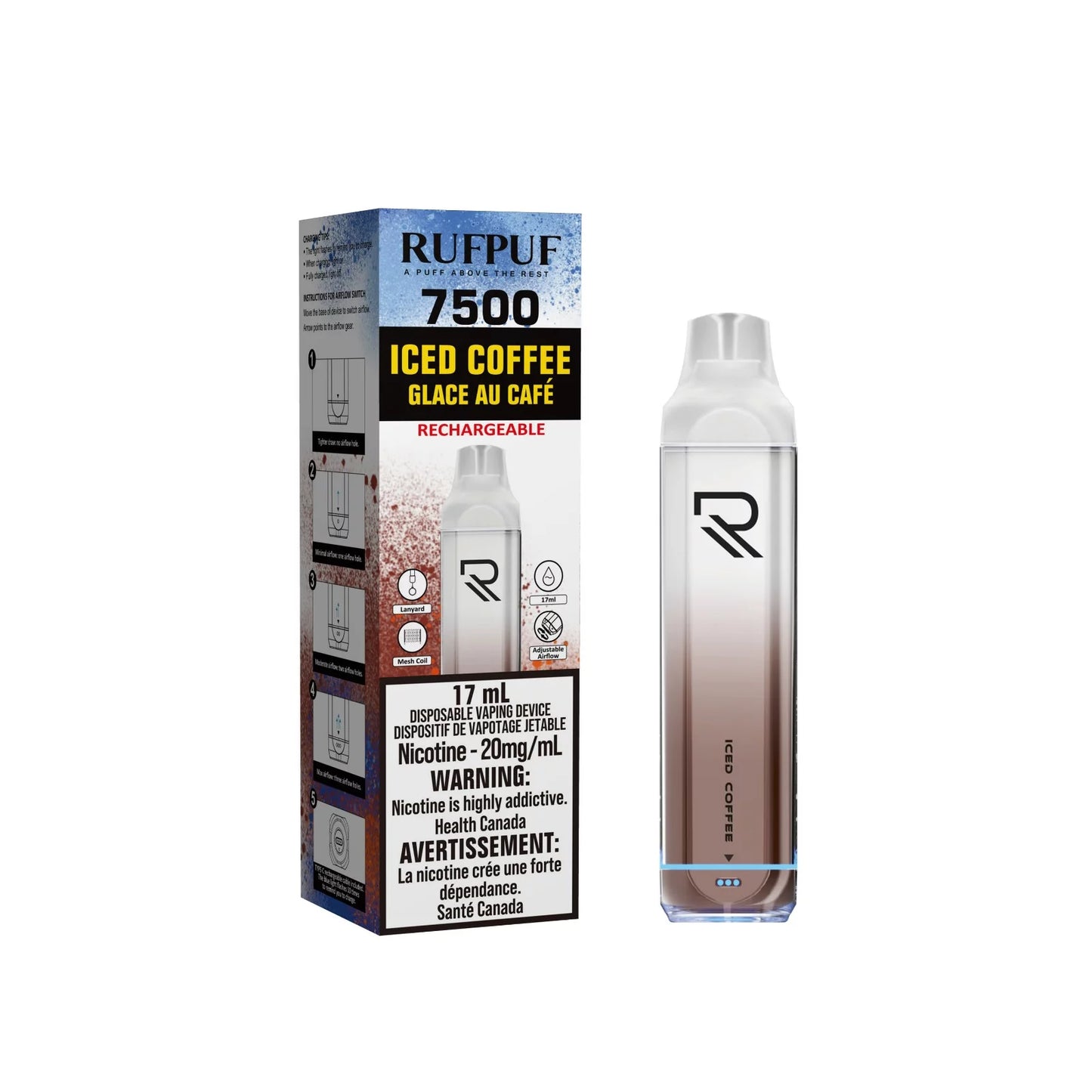 Ruf Puf 7500 Puffs - Iced Coffee