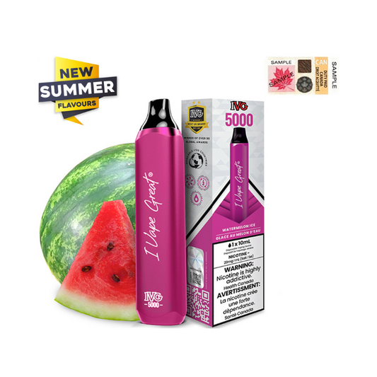 IVG Watermelon Ice 5000 PUFFS