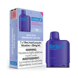 Level X Pods X Drip'n - Blue Razz