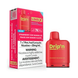 Level X Pods X Drip'n - Strawberry Kiwi Banana Ice