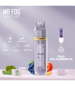 Mr Fog Max Air - Peach Blue Raspberry Ice