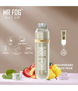 Mr Fog Max Air - Strawberry Peach Ice