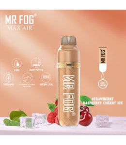 Mr Fog Max Air - strawberry Raspberry Cherry Ice