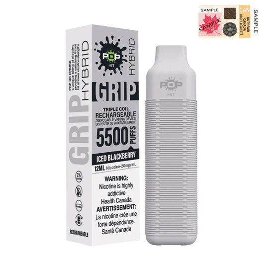 POP Grip Iced Blackberry - 5500 PUFFS