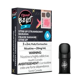 Flavour Beast Stlth Pods - Str8 Up Strawberry Banana